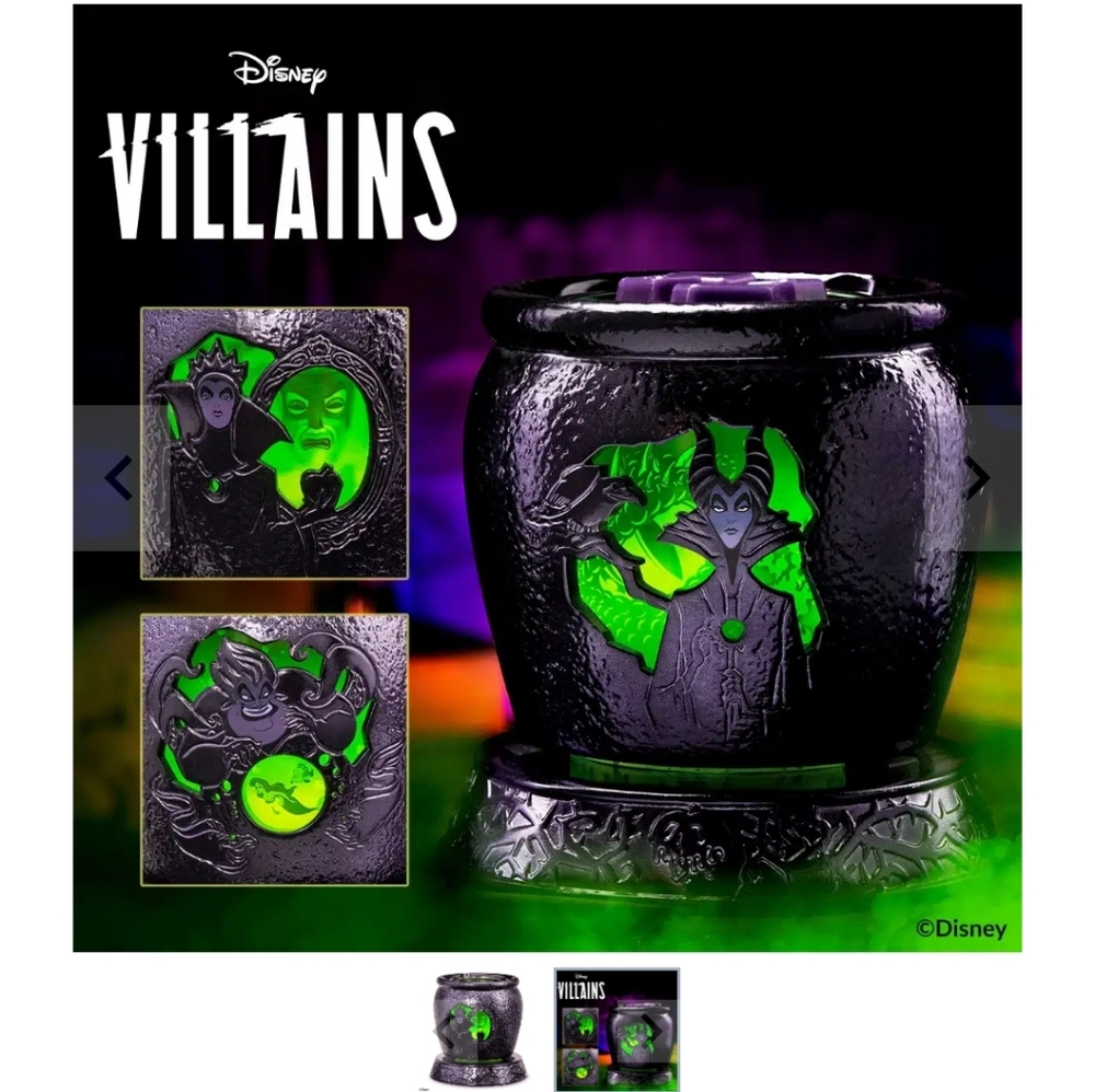 New In Box Scentsy Disney Villains Wax Warmer